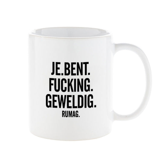 Mok 'Je bent fucking geweldig'